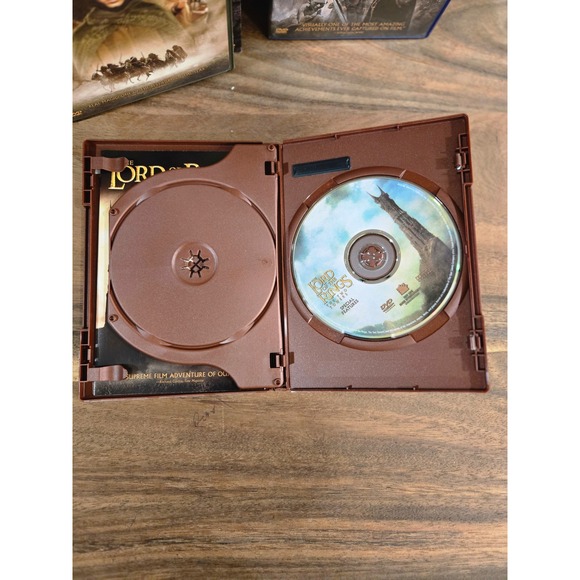 Lord of the Rings‎ Trilogy DVD Widescreen Edition Fellowship Two Towers Return - Picture 11 of 13